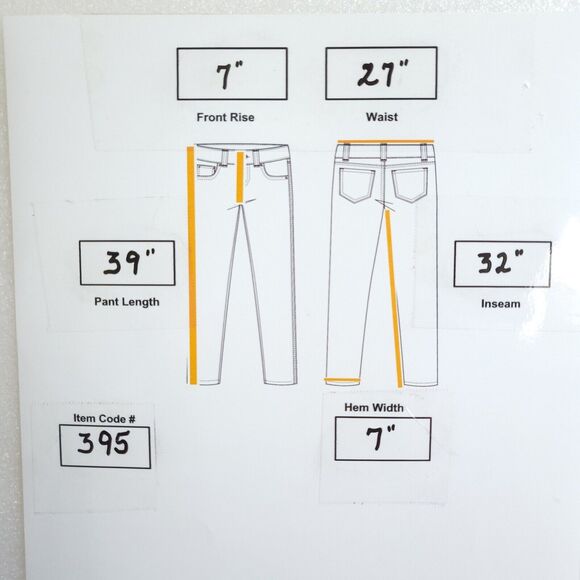 Rerock for Express Straight Medium Wash Casual Denim Jeans Womens Size 2 Blue - Picture 9 of 9